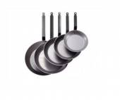 Сковорода 240мм нерж. индукция De Buyer "Carbone Steel" 5110.24  30696