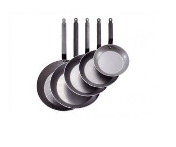 Сковорода 240мм нерж. индукция De Buyer "Carbone Steel" 5110.24  30696