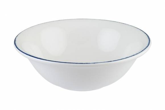 Салатник 400мл 160 мм фарфор Gourmet Retro Bonna E101GRM16KS синий край