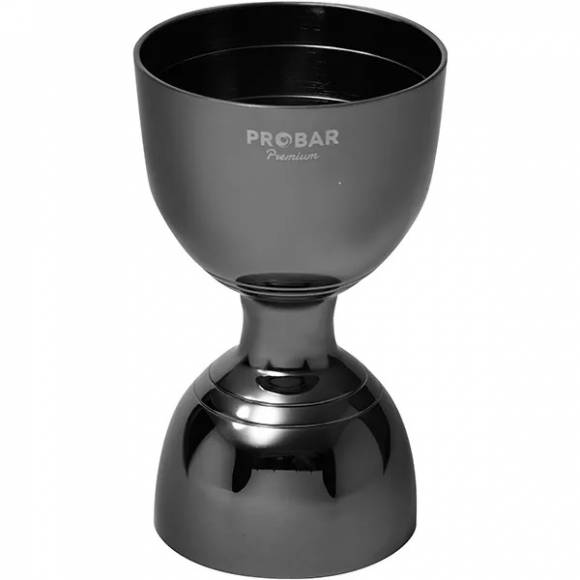 Джиггер нерж. 30/60мл черный D=45/52,H=87мм Пробар Премиум Оникс MCJ004B 