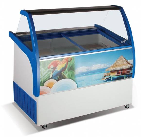 Витрина для мороженого Crystal Venus 36 Elegante 358л статика