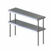 Настольная полка 2-уровневая Gastrolux ПН-143/2 нерж. прямая Настольная полка 2-уровневая Gastrolux ПН-143/2 нерж. прямая