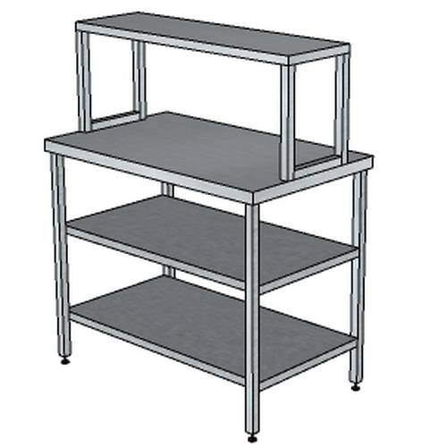 СП2ПДП стол произв.2000*600*1250 с 2-мя нижними и 1-ой верхней полками и без борта СП2ПДП стол произв.2000*600*1250 с 2-мя нижними и 1-ой верхней полками и без борта