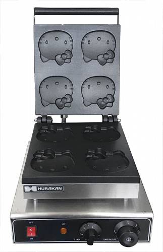 Вафельница Hurakan HKN-GES13 HELLO KITTY 4 вафли