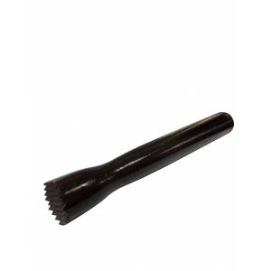 Мадлер пластиковый 210мм черный, поверхность решетка MG 1745 	58167