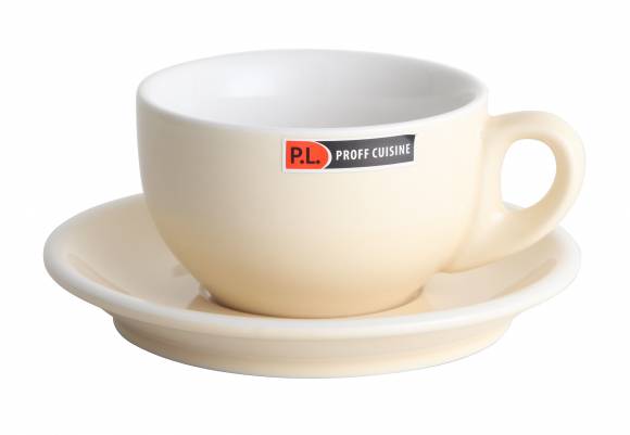Чайная пара 280 мл бежевая Barista  P.L. Proff Cuisine 10620/8928 /4/