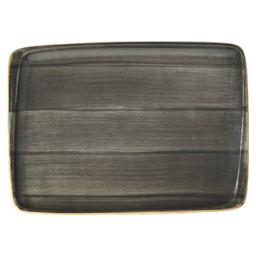 Тарелка прямоугольная 36х25см фарфор Moove Aura Space Bonna ASCMOV41DT b