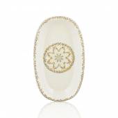 Блюдо овальное 340x200мм фарфор,серия Tessera By Bone TN-TS-ZT-34-OV /6/