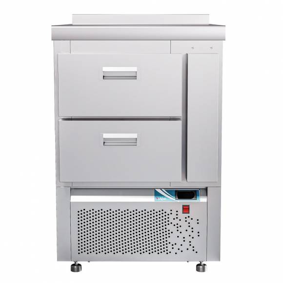 Стол холодильный среднетемпературный Абат СХС-70Н (2 ящика) с бортом