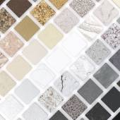 Столешница  1300х800  (140092)  из искусственного камня Кварц (R538 Горы кавказа Аварус)