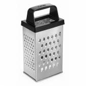 Терка 4-х гранная 18,2 см. белая жесть с пластик. ручкой 80327