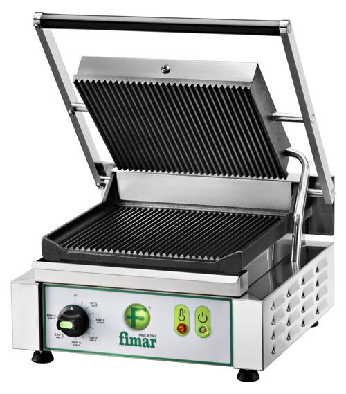 Гриль контактный Fimar PE25R (рифленая + рифленая)