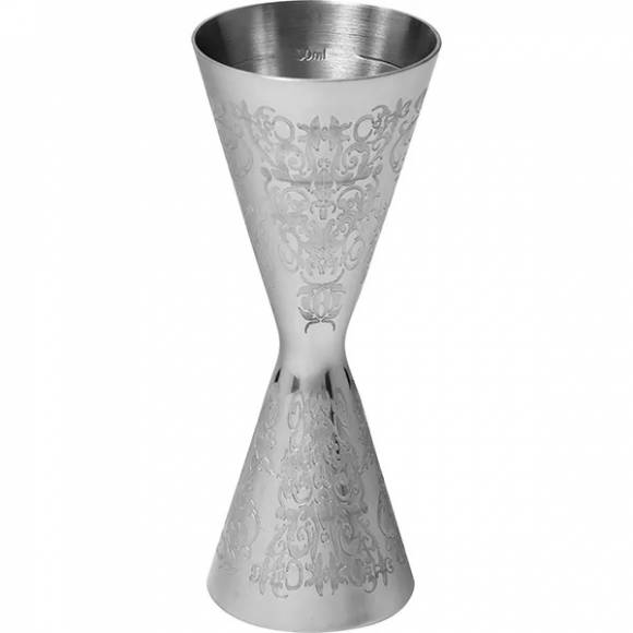 Джиггер нерж. 30/45мл с орнаментом D=49/41,H=118мм Пробар Премиум Мотиво MBJ001ET 