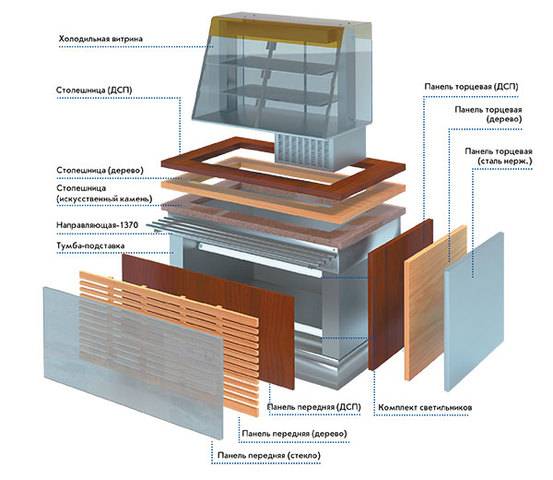 Столешница Atesy (Регата02) для М2 ОС 1870х900 левая (дерево) отверстия под полку