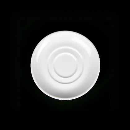 Блюдце 112мм Corone Simplice фарфор белый LQ-QK15003A фк084