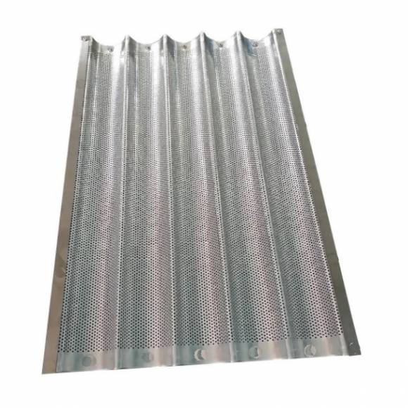 Противень 600х400мм алюминиевый 5-и волновой для багетов Apach AT46PB Противень 600х400мм алюминиевый 5-и волновой для багетов Apach AT46PB