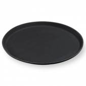 Поднос круглый 35см прорезиненный черный MGSteel 1400CTBl 45817