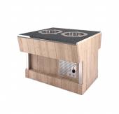 Диспенсер для тарелок Refettorio (шведский стол островной) RD42S каменная столешница без полки