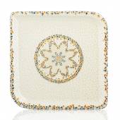 Тарелка квадратная 230мм фарфор,серия Tessera By Bone TN-TS-AR-30-KR