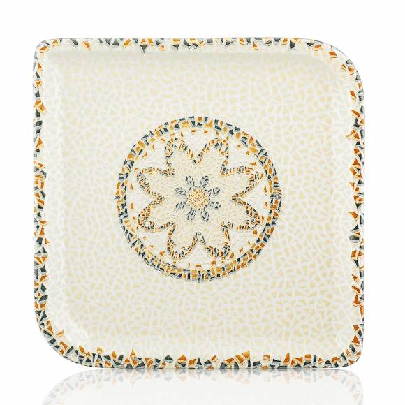 Тарелка квадратная 230мм фарфор,серия Tessera By Bone TN-TS-AR-30-KR