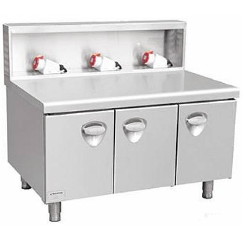 Стенд закрытый для 3-х функциональных элементов серия 400 нерж. Kocateq 4B13 6737 Стенд закрытый для 3-х функциональных элементов серия 400 нерж. Kocateq 4B13 6737