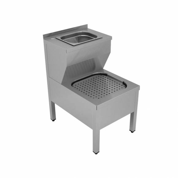 Ванна маповая с рукомойником для мопов 500х700х850 Gastrolux ВМ1/РН-057/S