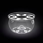 Подставка для подогрева чайника 15*8 см. стеклянная Thermo Glass Wilmax 888903