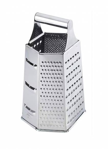 Терка 6-ти гранная 23 см. нерж. MGsteel 70426 Терка 6-ти гранная 23 см. нерж. MGsteel 70426