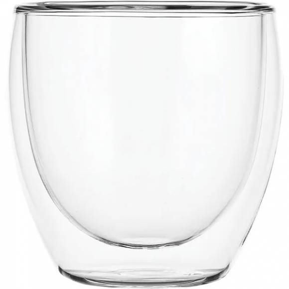 Бокал для горячих напитков «Проотель» двойные стенки термост.стекло 250мл DC035