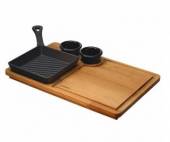 В. Сковорода-гриль чугун 160х160мм LAVA ECO LV P GT 1616 K44 46814