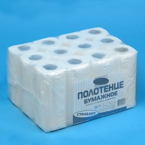 Рулонные полотенца d=100мм, h=200 2 слоя/72отр/Стандарт/6/ (2шт.)