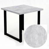 Стол прямой 800х800х750 П-образный Бетон Светлый Стол прямой 800х800х750 П-образный Бетон Светлый