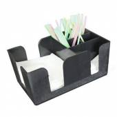 Диспенсер для салфеток и трубочек 24х14,5см h10см Maco Jiwins JW-BC-BL