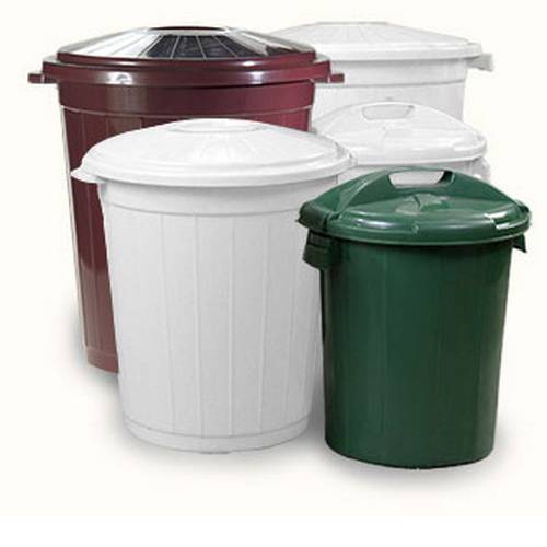 Бак пищевой 105 л H=68см  п/п Б-105 бордовый с крышкой, пластик
