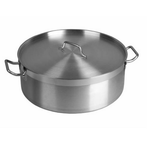 Котел нерж. 10л d=32 см. h=12 см. тройное дно с крышк. (индукция) 3509 Котел нерж. 10л d=32 см. h=12 см. тройное дно с крышк. (индукция) 3509