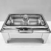 Мармит с откидной крышкой и обзорным стеклом,9 л,нержавейка,"Эконом" Sunnex CDJK