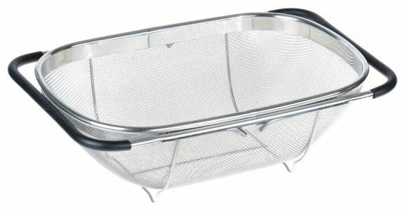 Дуршлаг-сито на раковину 340х235 мм кт1603 Дуршлаг-сито на раковину 340х235 мм кт1603