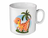 Кружка «Динозаврики» фарфор 200мл белый