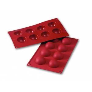 Форма силиконовая 8 порций Полусфера SF004/N Martellato.