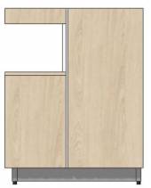 RD2 Боковой фасад ПРИСТЕННЫЙ для МОНТ(п) 1000 глубины