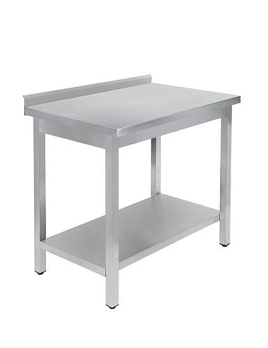 Стол универсальный Luxstahl СПУ-9/6 со сплошной полкой нерж.