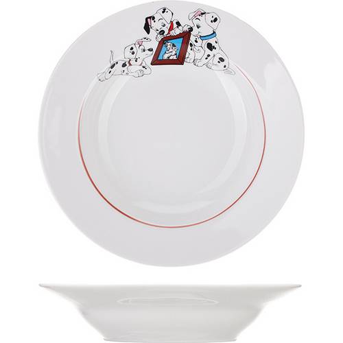Тарелка глубокая «Далматинцы»; фарфор; 230мл; D=20см 4С0499 /20/ Тарелка глубокая «Далматинцы»; фарфор; 230мл; D=20см 4С0499 /20/