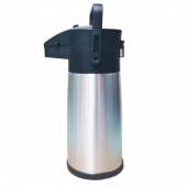 Термос вакуумный с помпой 2,2л нерж. Norma