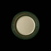 Тарелка мелкая 310мм China Town слоновая кость+ зеленый фк8502 Тарелка мелкая 310мм China Town слоновая кость+ зеленый фк8502