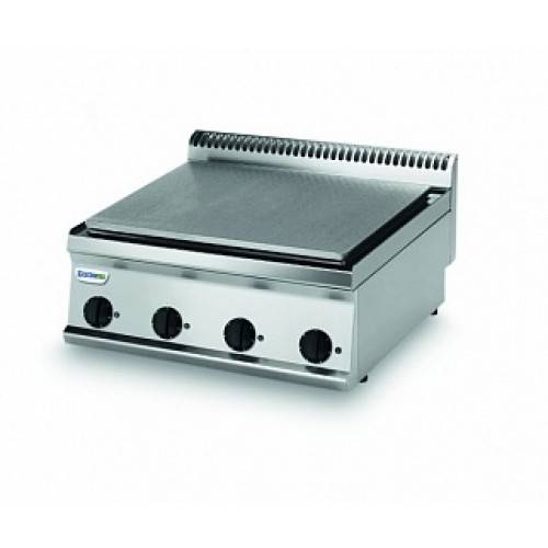 Плита 4 зоны с гладкой стальной сплошной поверхностью TECNOINOX PP70E7 616003	