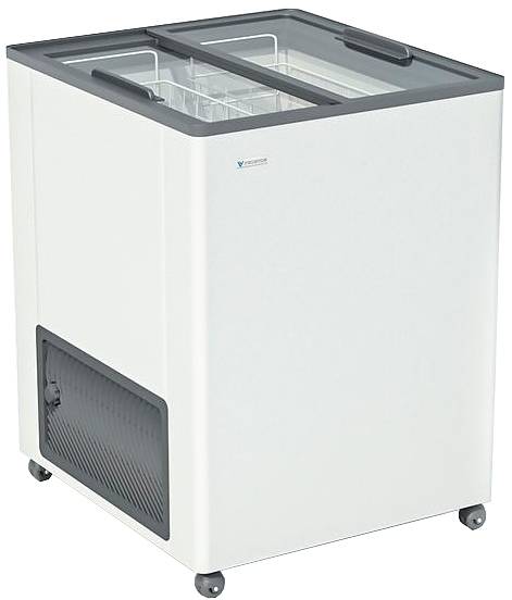 Ларь морозильный Frostor F 180 С серый с прямым стеклом Ларь морозильный Frostor F 180 С серый с прямым стеклом