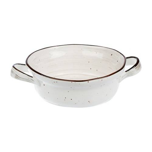 Бульонная тарелка с ручками 500мл 150мм фарфор White Fusion P.L. 73024319 (P5225920/0525-2) /1/