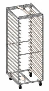 Тележка-шпилька для 18 противней 60*40 см Zucchelli Forni s.p.a. 