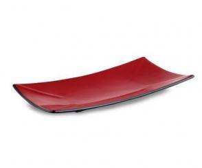 Тарелка прямоугольная 265х138мм Киото Блэк энд Рэд H2025B/PT215 43856 /4/