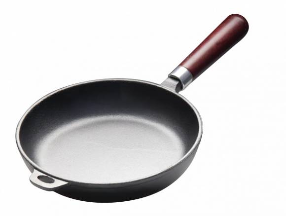 Сковорода 240х55мм чугун Luxstahl деревянная ручка НЕR24 Сковорода 240х55мм чугун Luxstahl деревянная ручка НЕR24